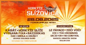 Festival Slížovica vypukne 28. augusta v Nitre, Horkýže Slíže oslávia 33. narodeniny spolu s kapelami Kabát, Vypsaná fixa a Bazzookas!